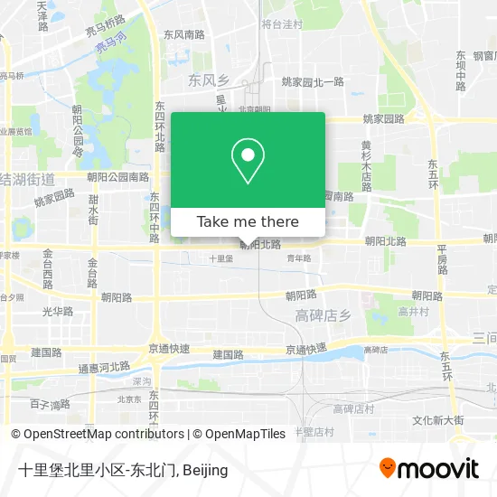 十里堡北里小区-东北门 map
