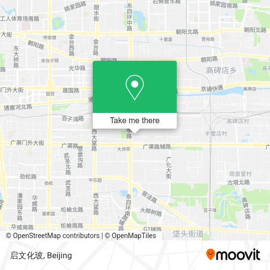 启文化玻 map