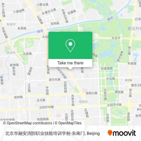 北京市融安消防职业技能培训学校-东南门 map