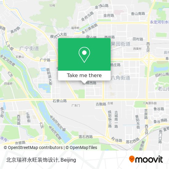 北京瑞祥永旺装饰设计 map