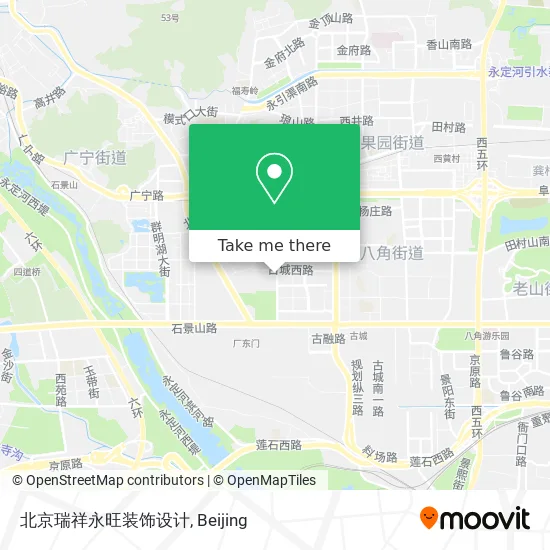 北京瑞祥永旺装饰设计 map