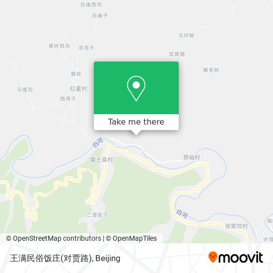 王满民俗饭庄(对贾路) map