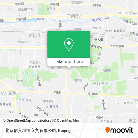 北京信义增恒商贸有限公司 map