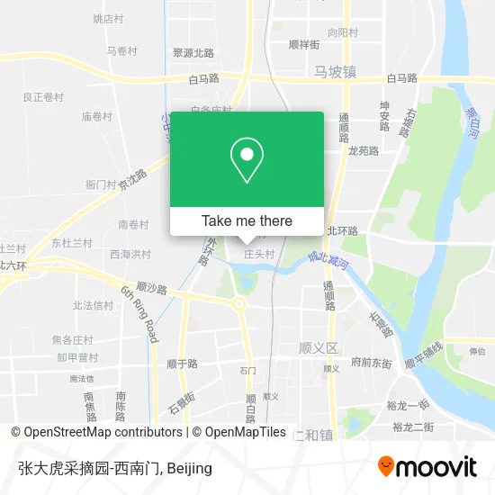 张大虎采摘园-西南门 map