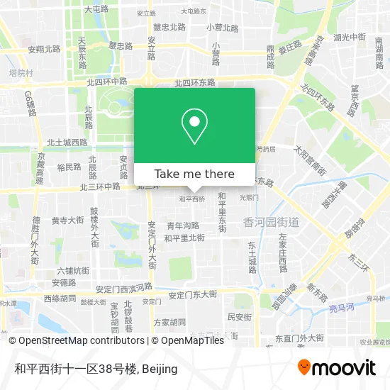 和平西街十一区38号楼 map