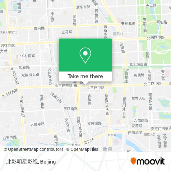 北影明星影视 map