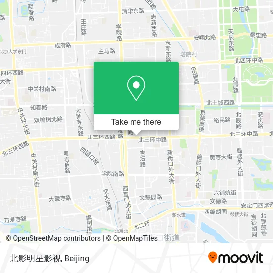 北影明星影视 map