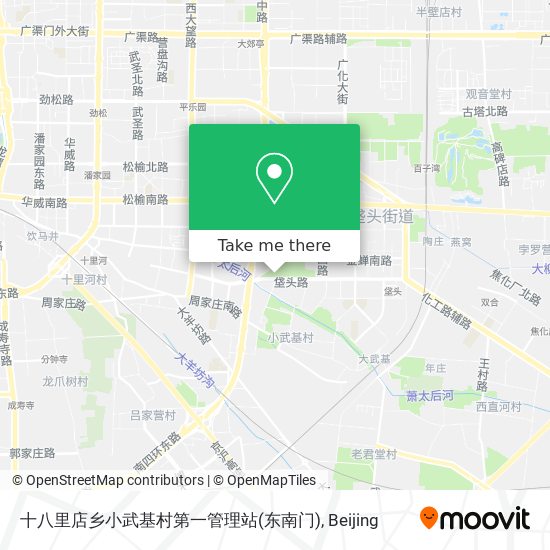 十八里店乡小武基村第一管理站(东南门) map