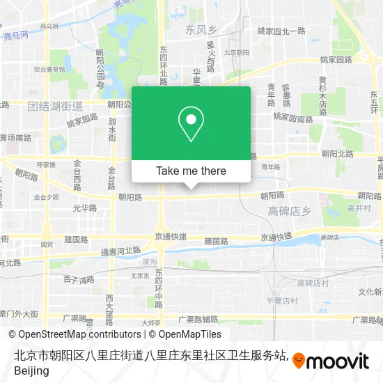 北京市朝阳区八里庄街道八里庄东里社区卫生服务站 map