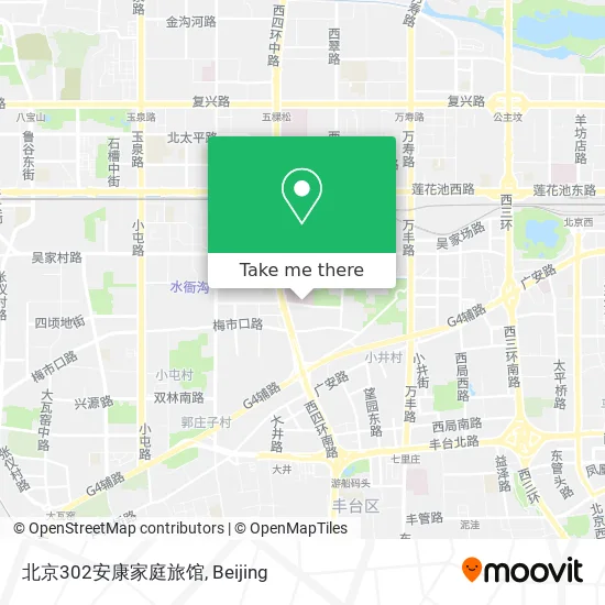 北京302安康家庭旅馆 map