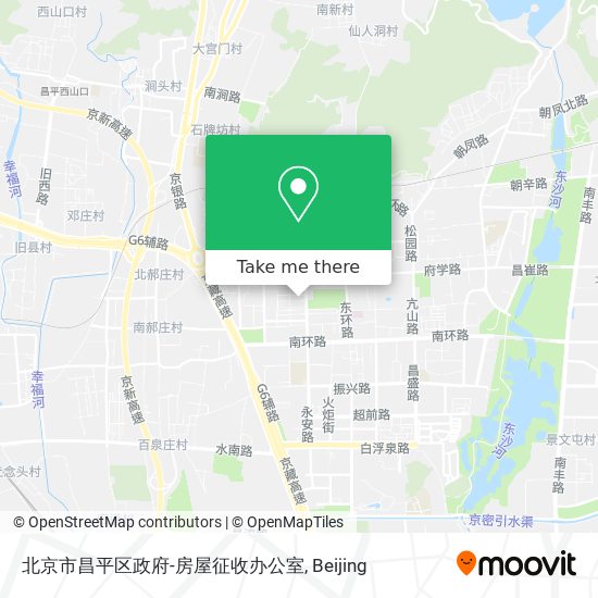 北京市昌平区政府-房屋征收办公室 map
