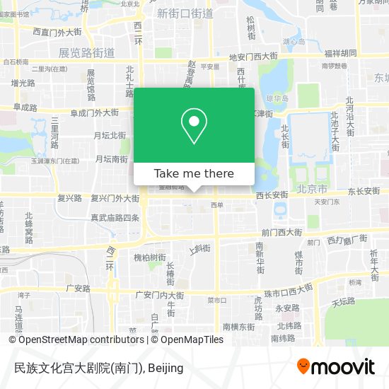 民族文化宫大剧院(南门) map
