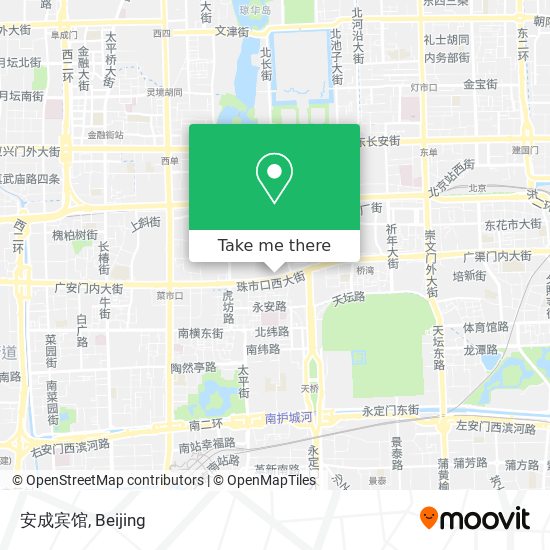 安成宾馆 map
