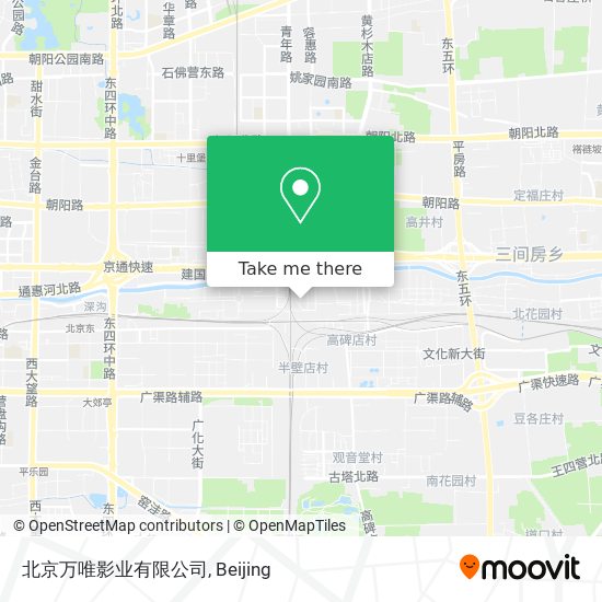 北京万唯影业有限公司 map