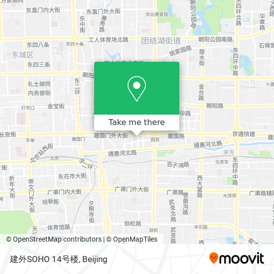建外SOHO 14号楼 map