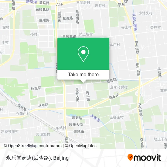 永乐堂药店(后查路) map