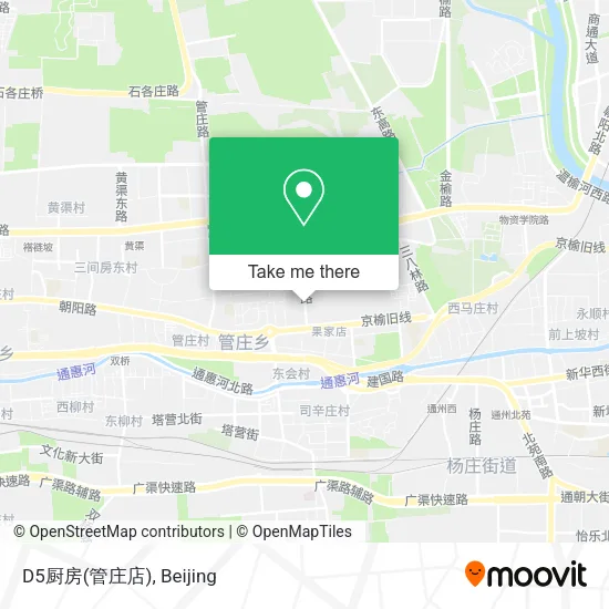 D5厨房(管庄店) map
