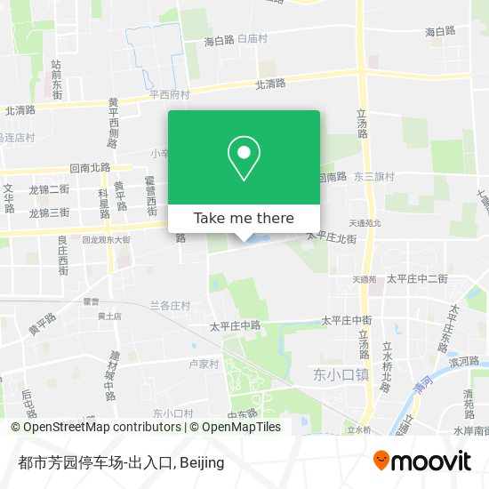 都市芳园停车场-出入口 map