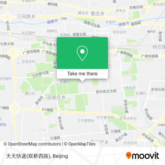 天天快递(双桥西路) map