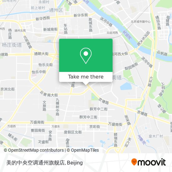 美的中央空调通州旗舰店 map