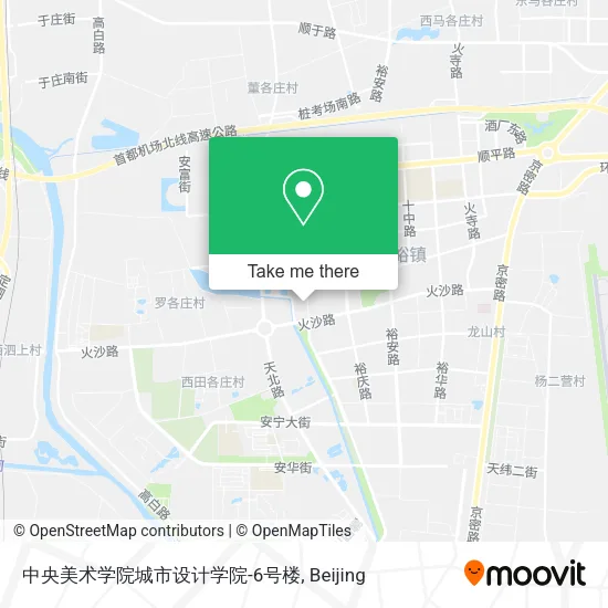 中央美术学院城市设计学院-6号楼 map