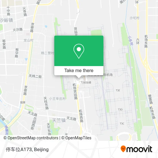 停车位A173 map