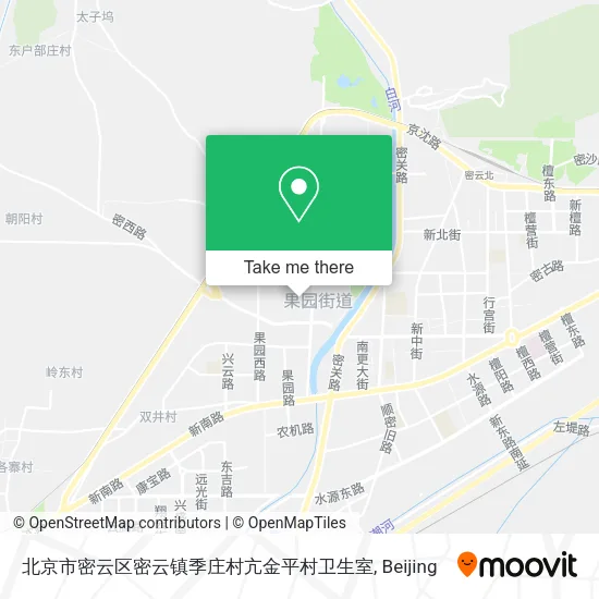 北京市密云区密云镇季庄村亢金平村卫生室 map