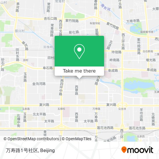 万寿路1号社区 map