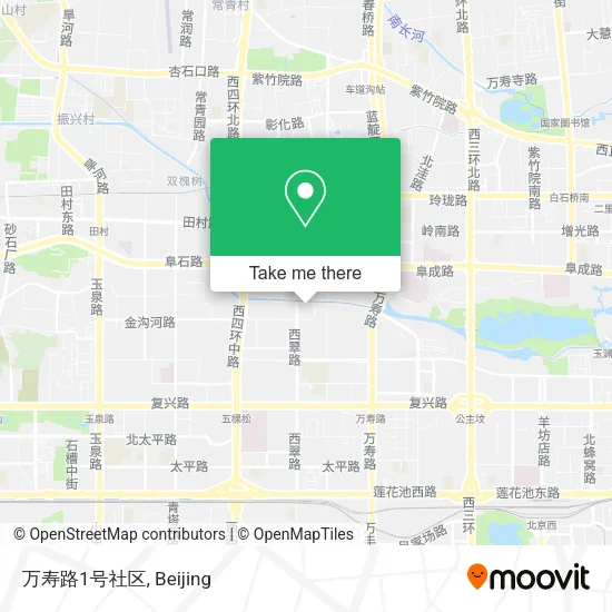 万寿路1号社区 map