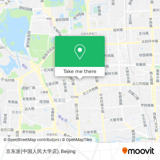京东派(中国人民大学店) map