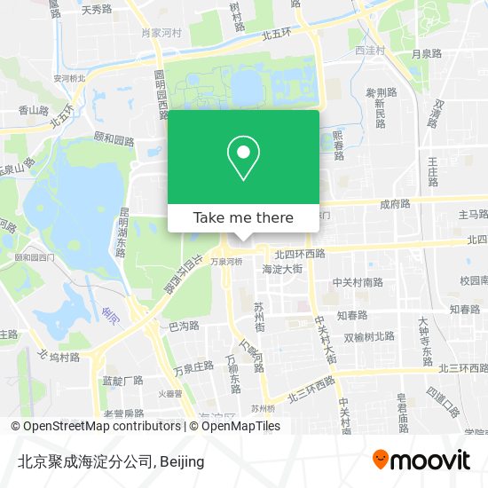 北京聚成海淀分公司 map