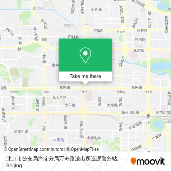 北京市公安局海淀分局万寿路派出所巡逻警务站 map