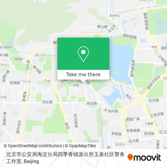 北京市公安局海淀分局四季青镇派出所玉泉社区警务工作室 map