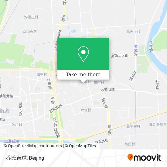 乔氏台球 map