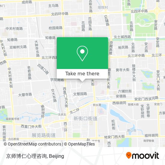 京师博仁心理咨询 map