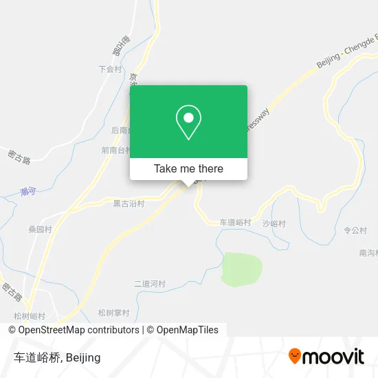 车道峪桥 map
