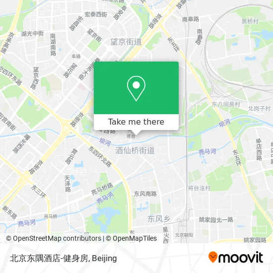 北京东隅酒店-健身房 map