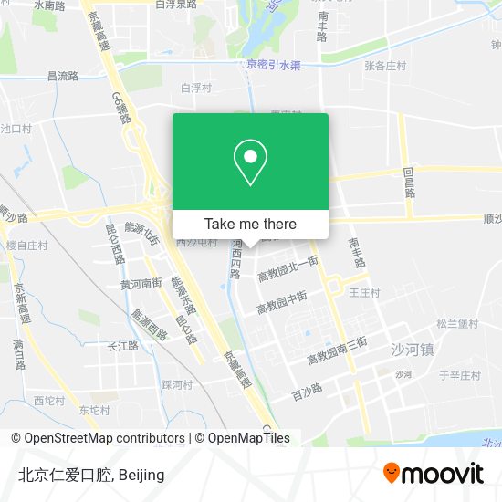 北京仁爱口腔 map