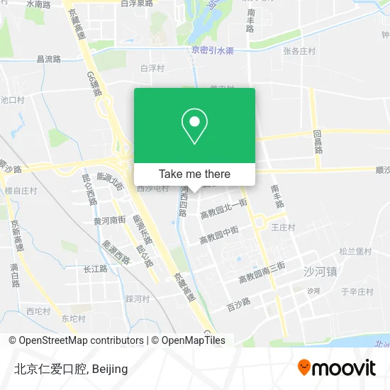 北京仁爱口腔 map