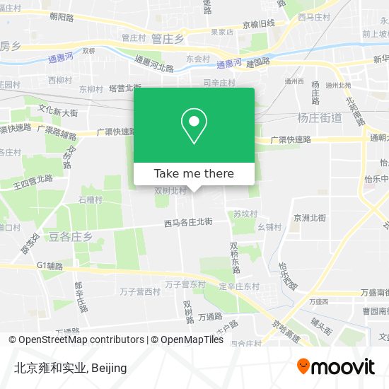 北京雍和实业 map