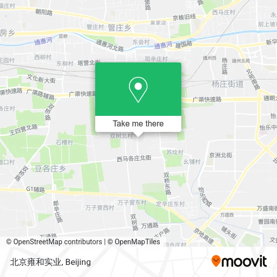 北京雍和实业 map