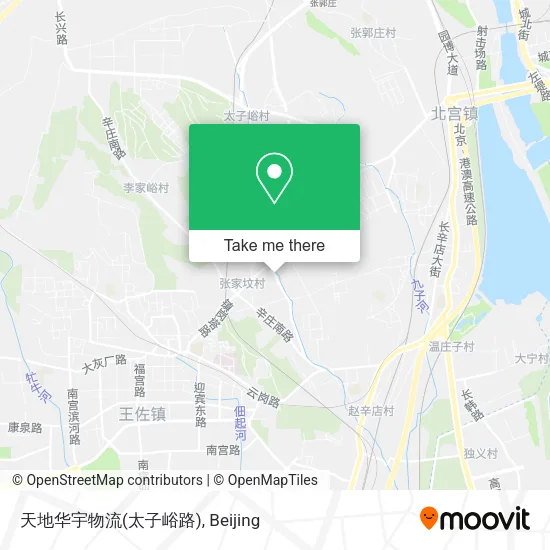天地华宇物流(太子峪路) map