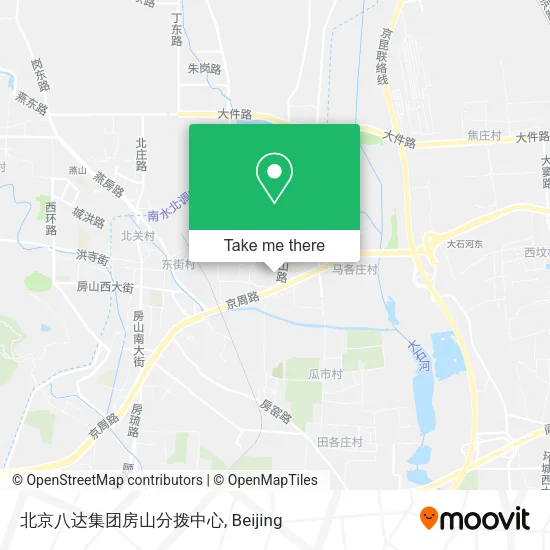 北京八达集团房山分拨中心 map