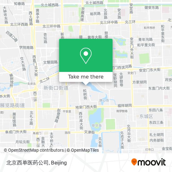 北京西单医药公司 map