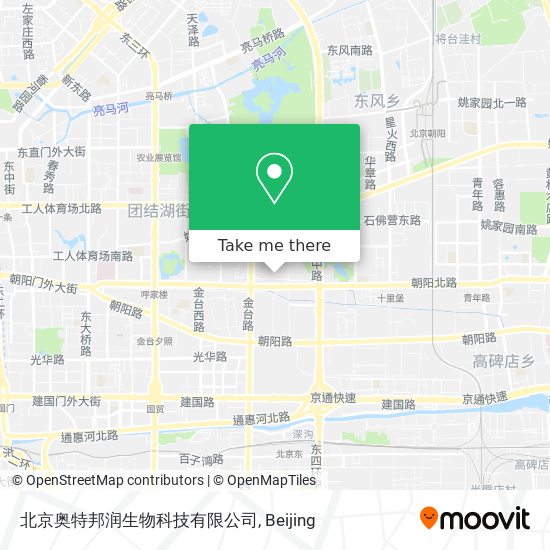 北京奥特邦润生物科技有限公司 map