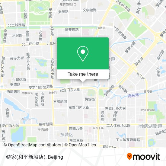 链家(和平新城店) map
