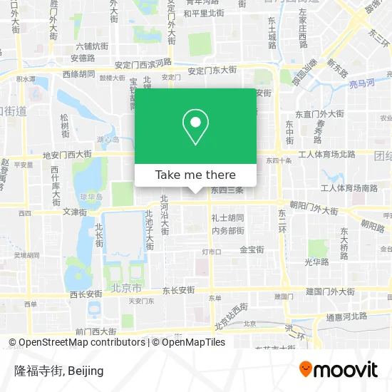 隆福寺街 map