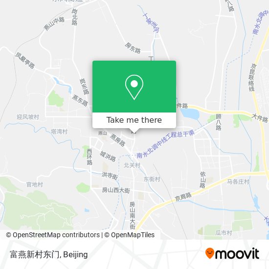 富燕新村东门 map