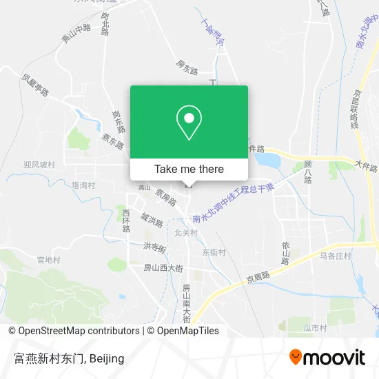 富燕新村东门 map