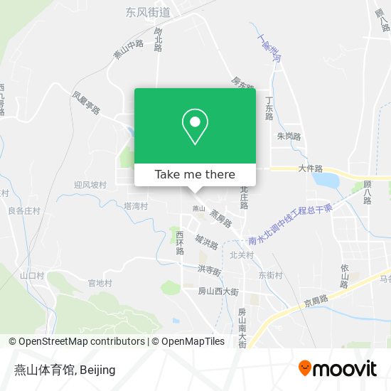 燕山体育馆 map
